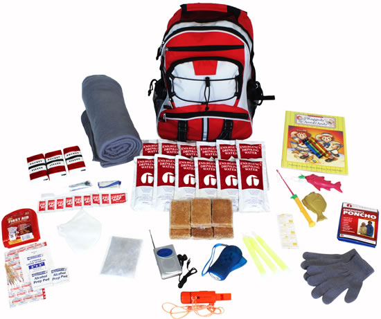A Backpack Children's Survival Kit