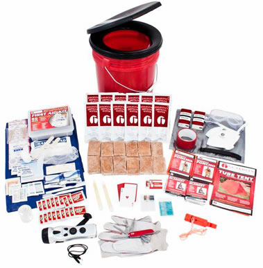 Bucket Emergency Kit for 2 People