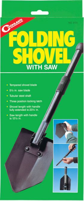 folding shovel with saw