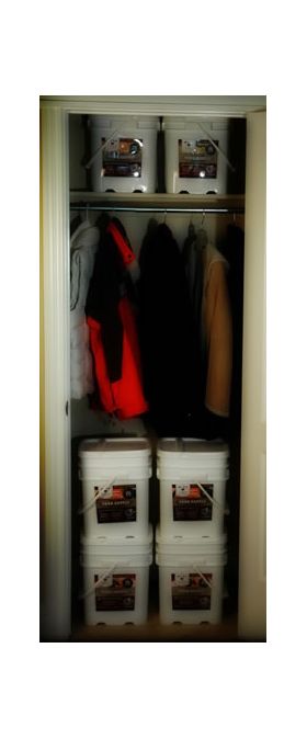 Food Storage in Closet