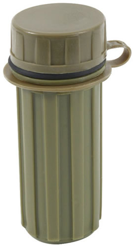 waterproof match container